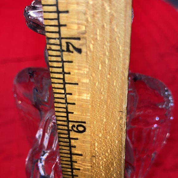 VTG Pr. 24% full lead crystal praying angels w/candleholders on back $25 - Picture 10 of 12